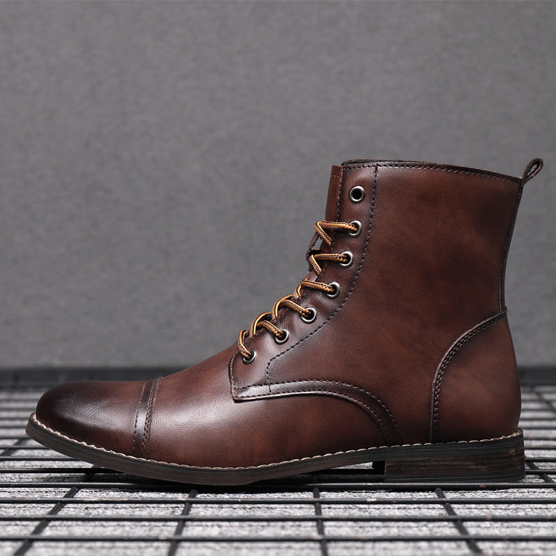 Morgan | Faux Leather Ankle Booties
