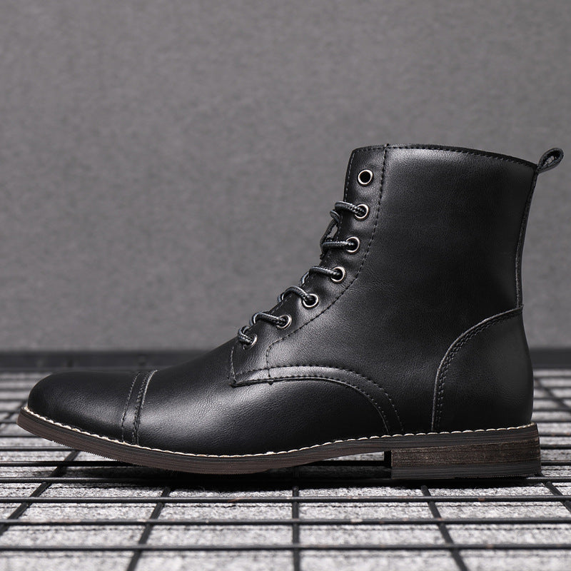 Morgan | Faux Leather Ankle Booties