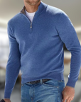 Paride | Zippered High Neck Sweater