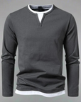 Bryan | V-Neck Long Sleeve Shirt