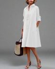 Sabine™ | Rahat stil polo elbise