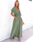 Daria – Yeşil Maxi Yaz Elbisesi