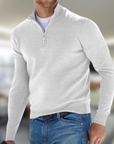 Paride | Zippered High Neck Sweater