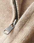 Paride | Zippered High Neck Sweater