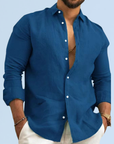 Thomas | Lightweight Cotton Summer Shirt with Italian Collar