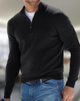 Paride | Zippered High Neck Sweater