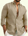 Thomas | Lightweight Cotton Summer Shirt with Italian Collar
