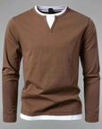 Bryan | V-Neck Long Sleeve Shirt