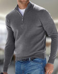Paride | Zippered High Neck Sweater