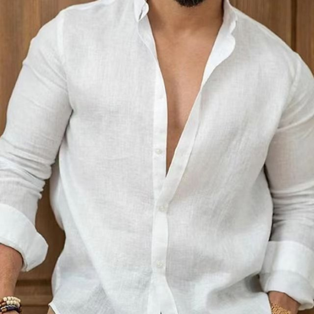 Thomas | Lightweight Cotton Summer Shirt with Italian Collar