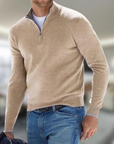Paride | Zippered High Neck Sweater
