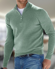 Paride | Zippered High Neck Sweater