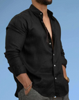 Thomas | Lightweight Cotton Summer Shirt with Italian Collar