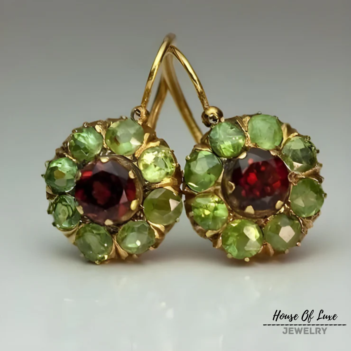 Vintage Kristal Küpe