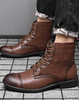 Morgan | Faux Leather Ankle Booties