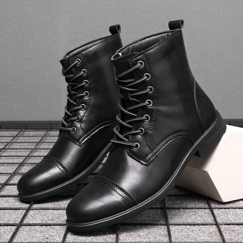 Morgan | Faux Leather Ankle Booties
