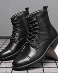 Morgan | Faux Leather Ankle Booties