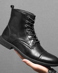 Morgan | Faux Leather Ankle Booties