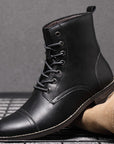 Morgan | Faux Leather Ankle Booties
