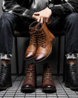Morgan | Faux Leather Ankle Booties