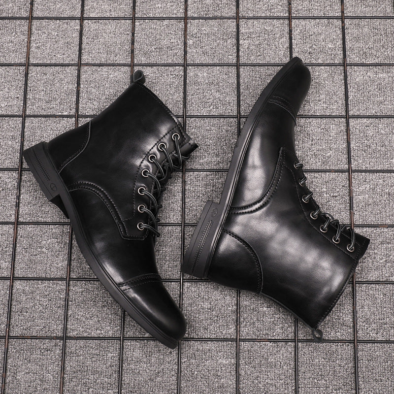 Morgan | Faux Leather Ankle Booties