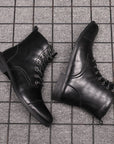 Morgan | Faux Leather Ankle Booties