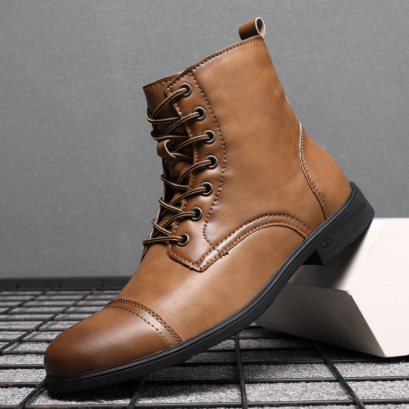 Morgan | Faux Leather Ankle Booties