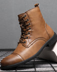 Morgan | Faux Leather Ankle Booties