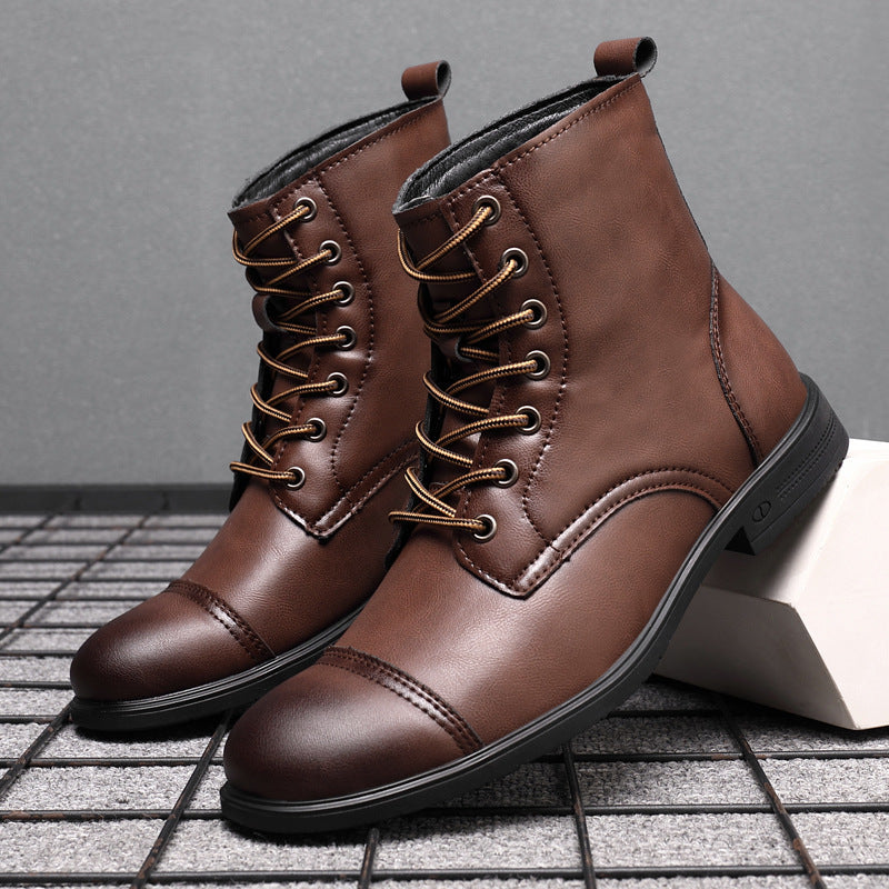 Morgan | Faux Leather Ankle Booties