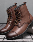 Morgan | Faux Leather Ankle Booties
