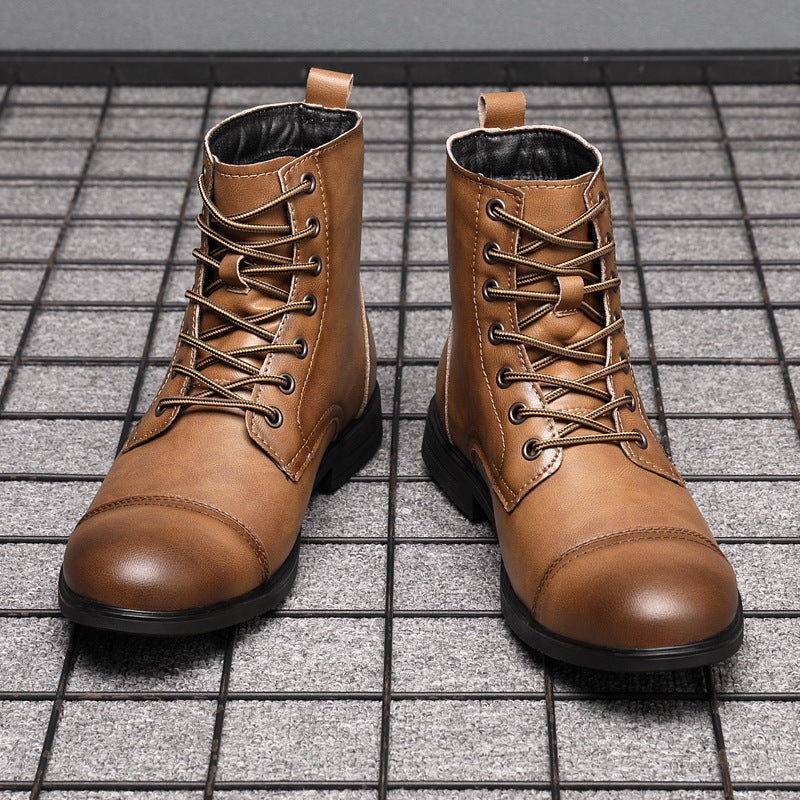 Morgan | Faux Leather Ankle Booties