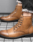 Morgan | Faux Leather Ankle Booties
