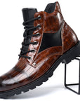 Rendell™ | Genuine Crocodile Leather Boots