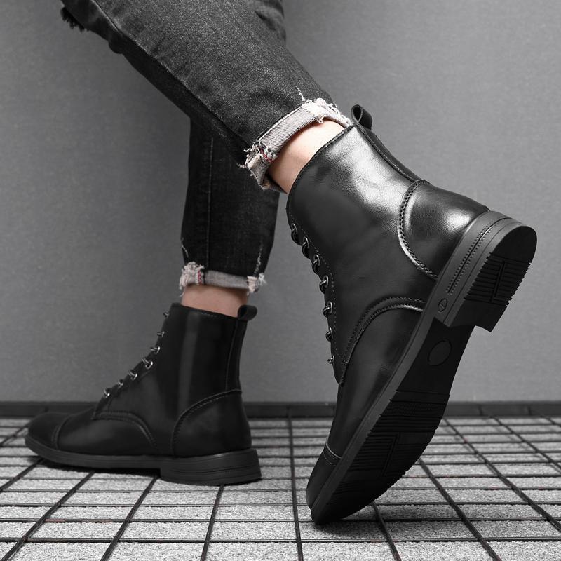 Morgan | Faux Leather Ankle Booties