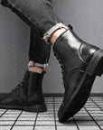 Morgan | Faux Leather Ankle Booties