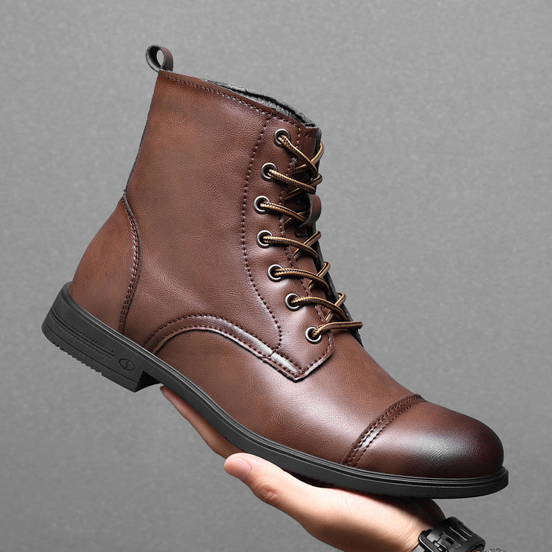 Morgan | Faux Leather Ankle Booties