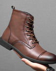 Morgan | Faux Leather Ankle Booties