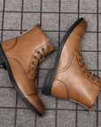 Morgan | Faux Leather Ankle Booties