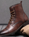 Morgan | Faux Leather Ankle Booties
