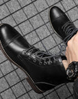 Morgan | Faux Leather Ankle Booties
