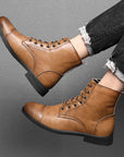 Morgan | Faux Leather Ankle Booties