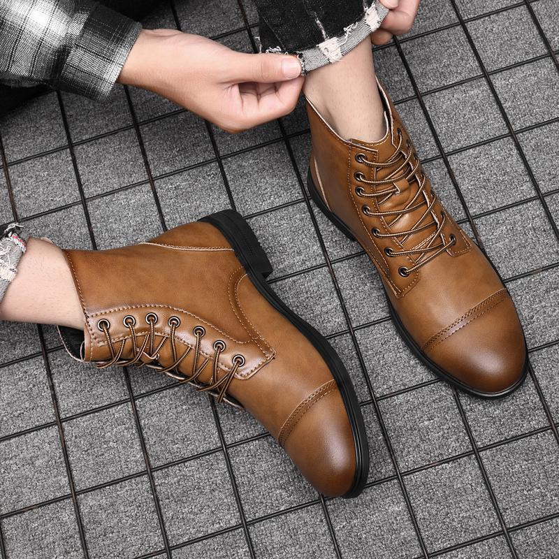 Morgan | Faux Leather Ankle Booties