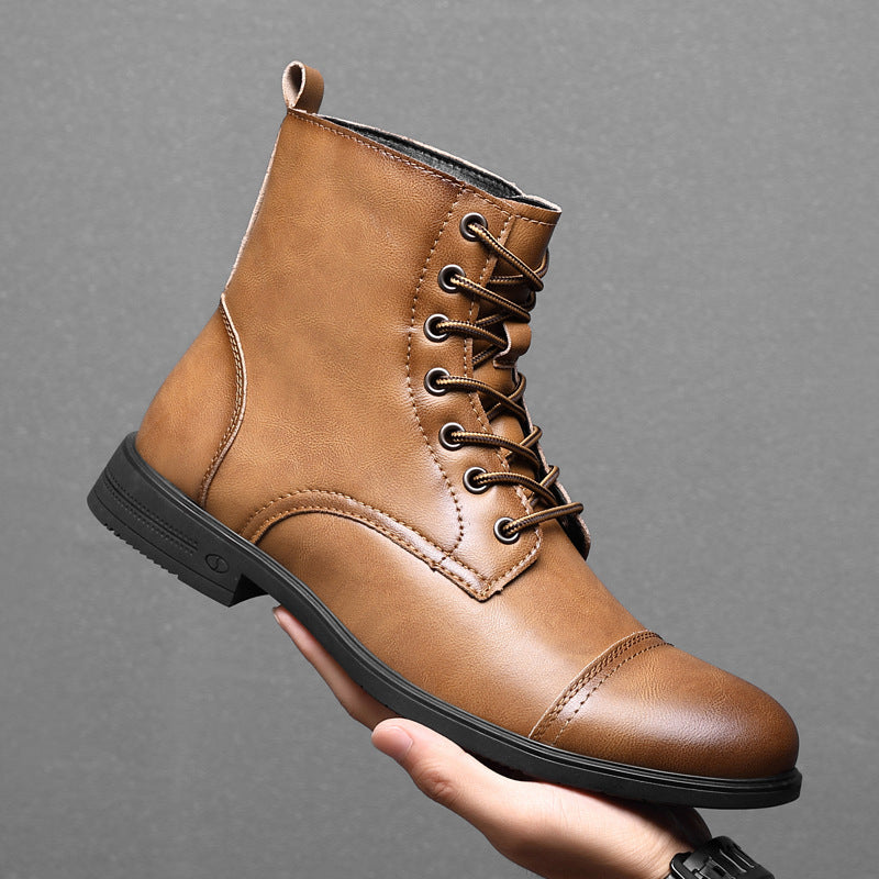 Morgan | Faux Leather Ankle Booties