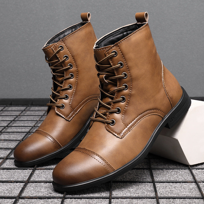 Morgan | Faux Leather Ankle Booties
