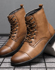 Morgan | Faux Leather Ankle Booties