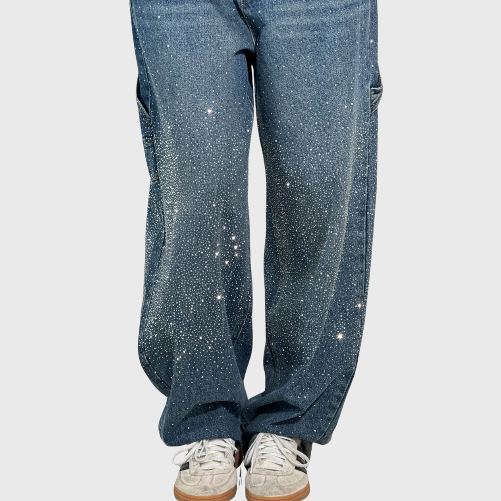 Balloon Fit Denim Carpenter Jeans