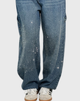 Balloon Fit Denim Carpenter Jeans