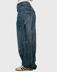 Balloon Fit Denim Carpenter Jeans