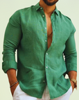 Thomas | Lightweight Cotton Summer Shirt with Italian Collar
