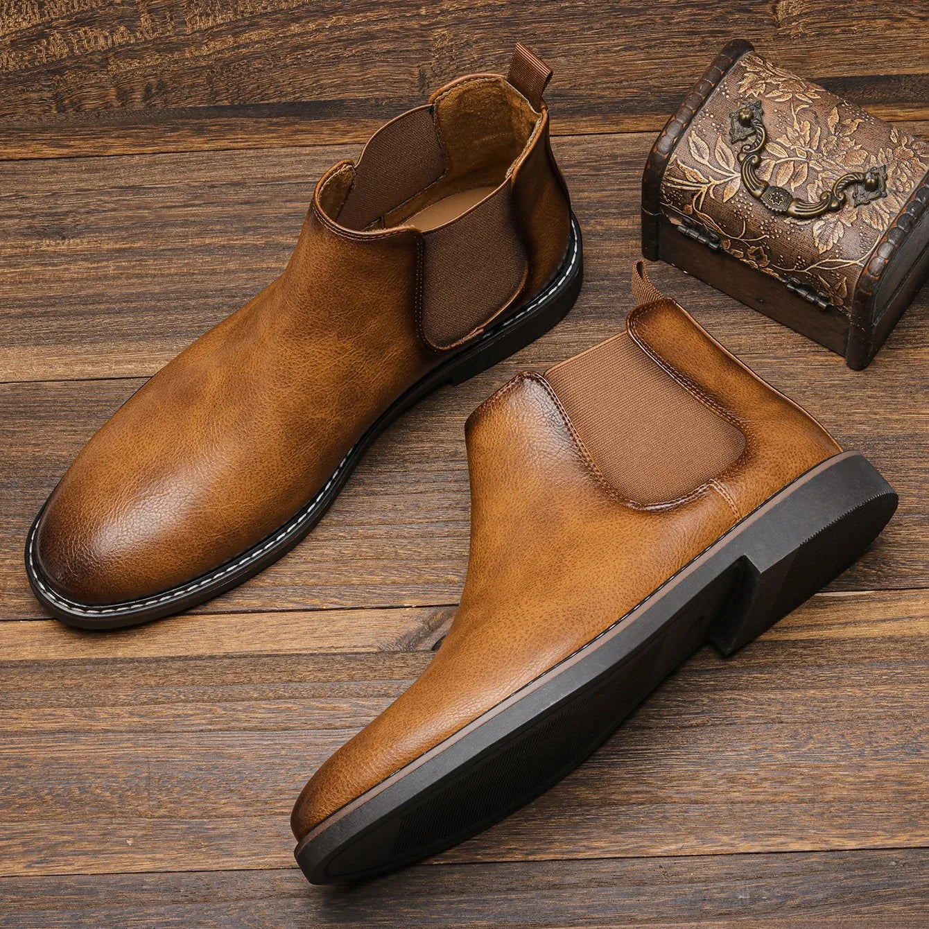 Wayne™ | Classic Chelsea Boots